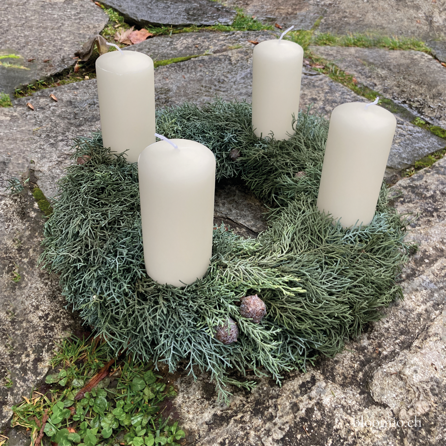 Adventskranz | ∅ ca. 45 cm | handgebunden